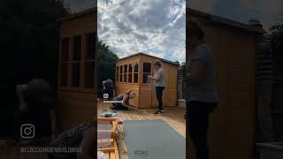 Build our 8x6 Shire Sun Pent Shiplap Potting Shed with walkintheparquet [upl. by Algar]