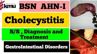 Cholecystitis  AHNI 3rd Sem  Cholecystitis Types and Treatment  KMU BSN MCQS Pattern Farman KMU [upl. by Trepur780]