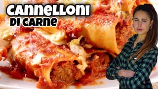 CANNELLONI ripieni di CARNE al forno [upl. by Downall]