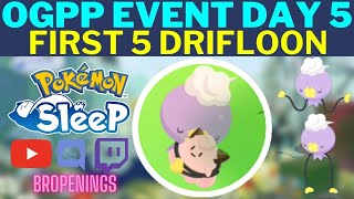 OGPP Day 5 First 5 Drifloon Caught pokemonsleep drifloon [upl. by Anitnoc]