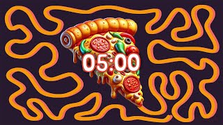 5 Minute Pizza 🍕 bomb 💣 timer [upl. by Earesed]