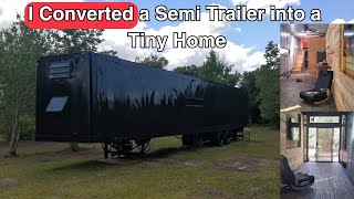 Building a SemiTrailer OffGrid In The Florida Woods  PT 2 [upl. by Pangaro]