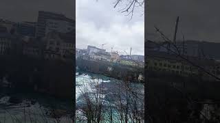 🇨🇭The Rhine Falls Switzerland The most powerful waterfall in Europe abba switzerland swiss [upl. by Brunella]