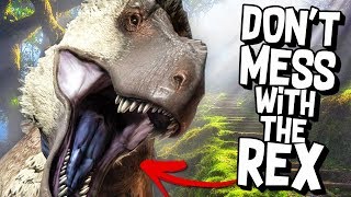 THE TREX APPEARS  Saurian Gameplay NEW DINOSAUR GAME [upl. by Dadivitan]