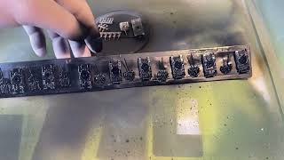 GHQ Micro Armour T90 and M1A2 Abrams tanks priming Part 2 1285 or 6mm [upl. by Eblehs]