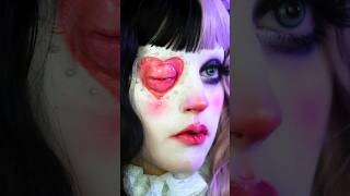 Wounded Clown Makeup Tutorial 🤡❤️‍🩹 [upl. by Axe]