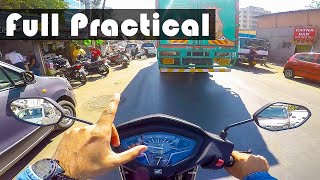 Traffic Me Scooty Kaise Chalaye  How to Ride Scooty in Traffic  Praks Bikers Guide Scooty [upl. by Ilsa]