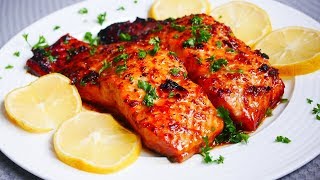 Honey Garlic Salmon [upl. by Zilla]