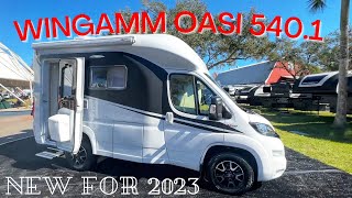 17’ Micro Class B RV WalkThrough  2023 Wingamm Oasi 5401 Luxury Promaster Camper Van [upl. by Weidar104]