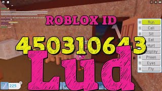 LUD Roblox Song Codes [upl. by Eriam454]