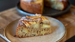 Gâteau moelleux aux pommes de grandmère avec moitié moins de beurre et peu sucré [upl. by Vyse]