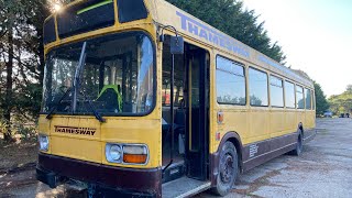 Me driving Leyland National VNO740S at Blackwater Preservation Groups driving day 061024 [upl. by Hadden]