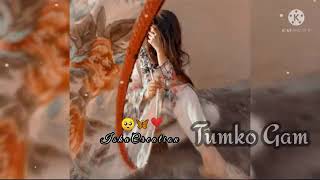 Khushi Deke Tumko Gam Udhar Liya ❤️ Female version whatsappstatus sadsong lyricssong video [upl. by Decamp926]