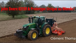 Semis de Blé avec un Prototype Unique au Monde  LSM  John Deere  AgriJoly [upl. by Salis]