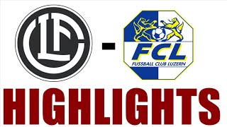 FC Lugano vs FC Luzern 23 Highlights  Swiss Super League 202425 [upl. by Jeanie]