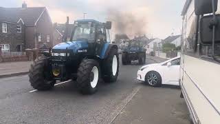 Tractor run at Rasharkin Co Antrim [upl. by Eignat285]