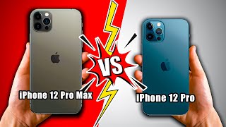 Realmente HAY una DIFERENCIA  iPhone 12 Pro VS iPhone 12 Pro Max 🤯🚀 [upl. by Aicatsana559]