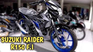 Suzuki RAIDER R150 FI Metallic Matte Fibroin Gray [upl. by Burn425]