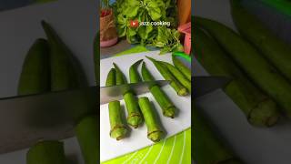 Lady Finger slicing viralyoutubeshorts [upl. by Chinua]