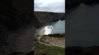 Porthtowan Cornwall views toward Portreath amp Godrevy Lighthouse [upl. by Hedaza]