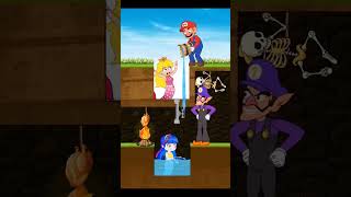 Mario cant forgive Waluigi for Mermaid Peachs departure😈 [upl. by Akeyla9]