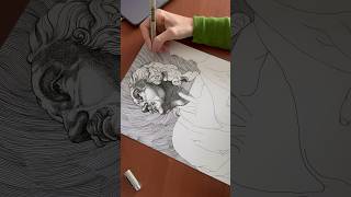 Drawing based on an etching art drawing artstudio artist artiststudio painting sketch draw [upl. by Ainitsirhc]