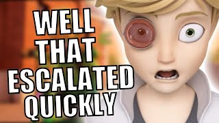 Risk Shadow Moths Final Attack  Part 1⎮Miraculous Ladybug Season 4 Finale Review [upl. by Carberry822]