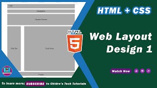 How to create Website Page Layout in HTML CSS  using Float  Web Layout Design Tutorial 01 [upl. by Skees]