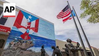 Voters react to comedian calling Puerto Rico floating island of garbage at Trump event [upl. by Gaul]