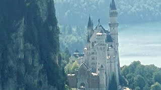 Fussen Neuschwanstein Zamek Hohenschwangau Lechfall Panoramablick Tegelberg Bawaria [upl. by Ferde358]