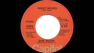 Bob Seger Night Moves 1977 [upl. by Jarietta]