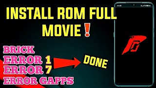 CARA MEMASANG ROM CUSTOM DI ANDROID  MENGATASI ERROR 7ERROR 1ERROR GAPPS  BANG LEVV [upl. by Gnirol536]