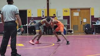 EDDIE CARROLL IV VS CHURCHLAND VS WATERS MIDDLE SCHOOL WRESTLING [upl. by Yttap]