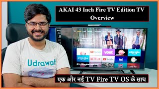 AKAI 43 Inches Fire TV Edition Full HD Smart LED TV 2020 Model Overview [upl. by Eiznikam]