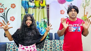 Ghost inside Monika 👻  comedy video  funny video  Prabhu Sarala lifestyle [upl. by Suivatnod]