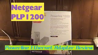 Netgear PLP1200 Powerline Ethernet Adapter Review amp Speed Tests [upl. by Laurentium]