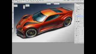 shiny car rendering layering strategy [upl. by Yentihw]