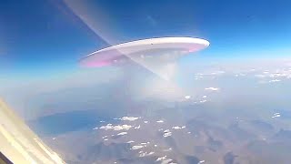 Passenger Filmed A Flying UFO  Then This Happened [upl. by Netsyrc]