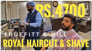 Rs 4700 for Royal Shave amp Royal Hair Cut  Truefitt amp Hill Oh Teri MarathiVlog मीYफळ [upl. by Ariad]