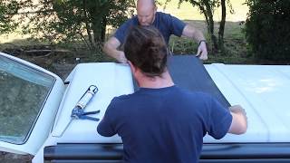 How To Install A 100W Solar Panel Kit J42671 On A VW T25 Westfalia [upl. by Jacoba]