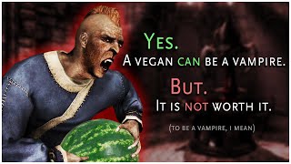 Is Vampirism Our Best Option VEGAN SKYRIM CHALLENGE [upl. by Fagaly]