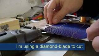 Howto Cut solar cells in custom sizes [upl. by Amor397]