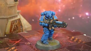 Warhammer 40K  Ultramarines Primaris Hellblaster [upl. by Madelyn816]