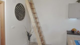 Cómo hacer una escalera de madera para el altillo  Programa completo  Bricomanía [upl. by Lak]