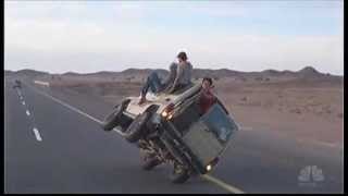 Saudi craze has cars driving on two wheels [upl. by Patton]