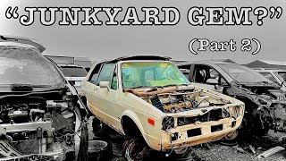 1990 vw cabriolet junkyard gem 💎 episode 2 diamond in the rough or junk [upl. by Koh189]