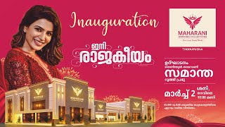 MAHARANI WEDDING COLLECTIONS  THODUPUZHA  INAUGURATION LIVE  02032024 SATURDAY 1000 AM [upl. by Nylassej]