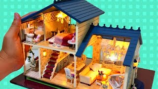 DIY MINIATURE Mansion Dreamhouse Dollhouse Design 5 [upl. by Grindle80]