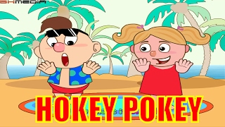 Hokey Pokey Lyrics  Nursery Rhyme with Lyrics and Actions [upl. by Euqinwahs]