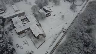 Skelmersdale drone snow day 16th January 2024 [upl. by Eclud]